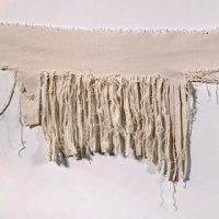 doni-silver-simons-ripped-doni-silver-simons-silk-again and again, 2015,raw canvas, Doni Silver Simons 9 7